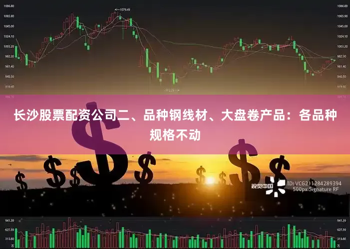 长沙股票配资公司二、品种钢线材、大盘卷产品：各品种规格不动
