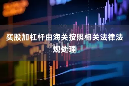买股加杠杆由海关按照相关法律法规处理